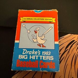 Drakes 1983 baseball card complete set